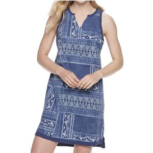 Sonoma Sleeveless French Terry Tank Dress
Blue Bandana Print Size S